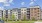 Exterior view of The Hawkins apartments in Chamblee, GA