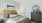 Furnished bedroom at The Hawkins apartments in Chamblee